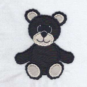 Applique Benny Bear Embroidery Design #13