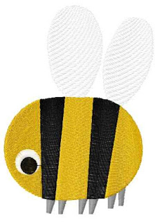Bee free design embroidery Adfly embroidery  Design #22