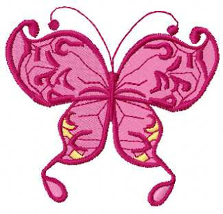 Butterfly free design embroidery Design #14