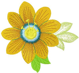 Best free Flower design embroidery Design #27