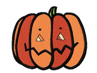 Halloween pumpkin free design embroidery Design #28