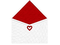 Envelope Love For Valentine Free Machine Embroidery Design #147