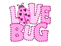 Love Bug Free Embroidery Design #349