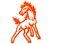 Rearing Horse Free Embroidery Design #509