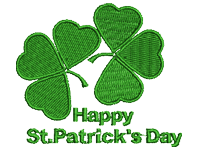 Shamrock Free Embroidery Design #644