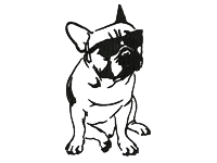 Bulldog Free Embroidery Design #694