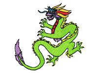 Dragon Free Embroidery Design #737