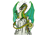 Dragon Free Embroidery Design #833