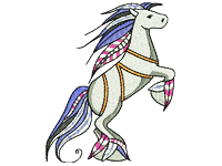 Wonderful Horse Free Embroidery Design #815