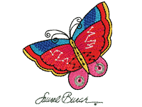 Butterfly Free Embroidery Design #910