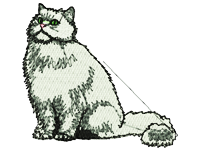 Cat Free Embroidery Design #909