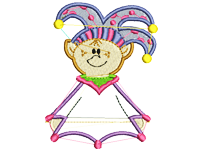 Jester Free Embroidery Design #956