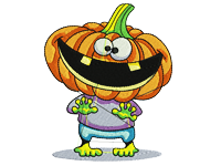 Pumpkin Frog laughing Free Embroidery Design #1052