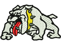 Ferocious dog Free Embroidery Design #1007