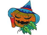Scary pumpkin Free Embroidery Design #1035