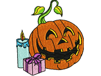 Gifts pumpkin Free Embroidery Design #1036