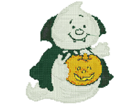 Halloween Ghost Free Embroidery Design #1033