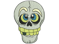 Skull Free Embroidery Design #1247