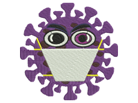 Coronavirus prevention Free Embroidery Design #1251