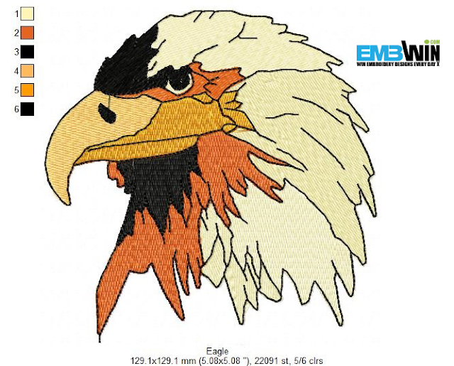 eagle embroidery designs free download