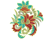 Amazing flower Free Embroidery Design #1258