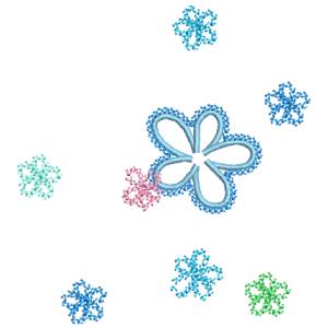 SNOW DROPS FREE EMBROIDERY DESIGN 1301
