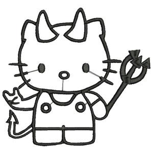 HELLO KITTY FREE EMBROIDERY DESIGN 1310