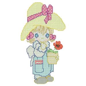 POPPY GIRL FREE EMBROIDERY DESIGN 1350