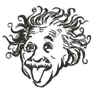 EINSTEIN FREE EMBROIDERY DESIGN 1358