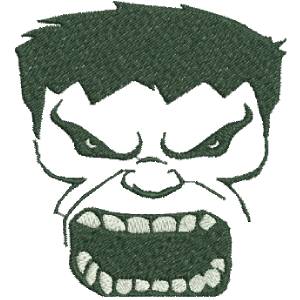 FACE HULK FREE EMBROIDERY DESIGN 1320