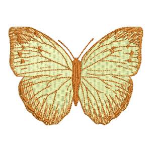 BROWN BUTTERFLY FREE EMBROIDERY DESIGN 1373
