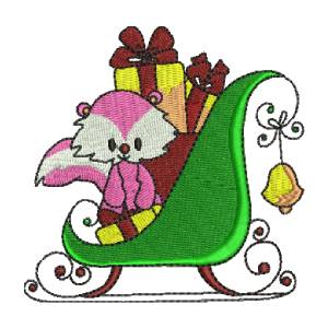 CHRISTMAS GIFTS FREE EMBROIDERY DESIGN 1401