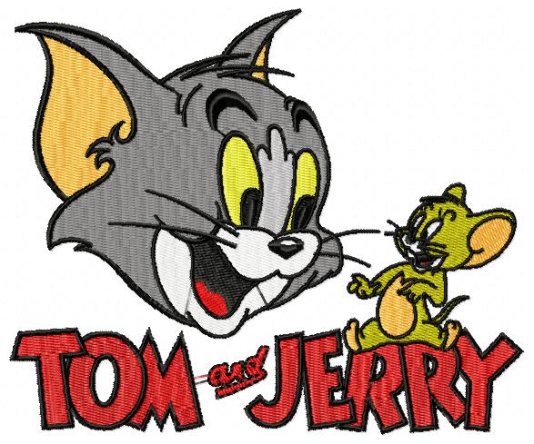 Tom and Jerry Free Embroidery Design 1413