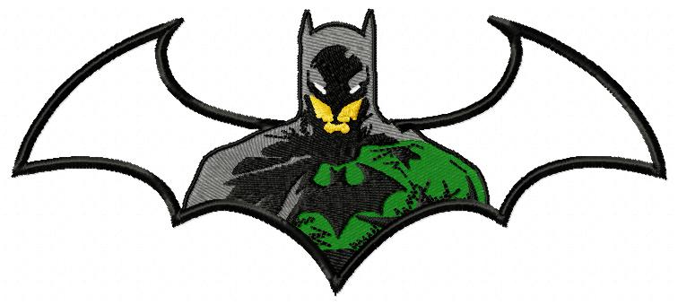 Batman Winds Free Embroidery Design