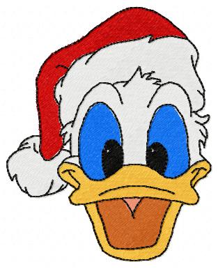 Christmas Duck Free Embroidery Design
