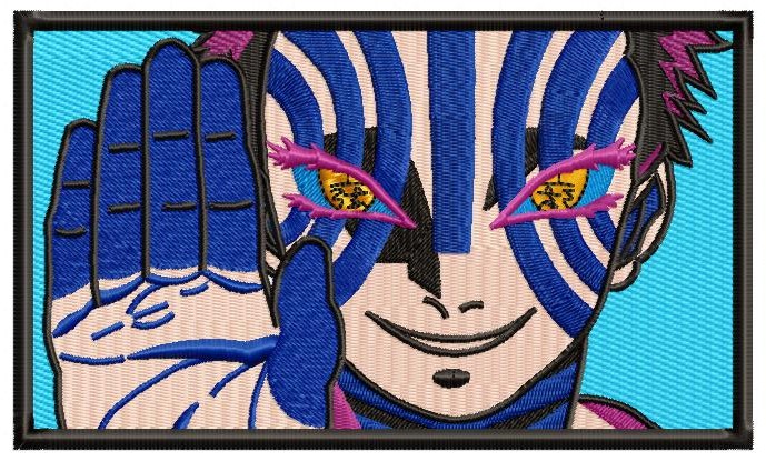 Anime Mask Boy Free Embroidery Design