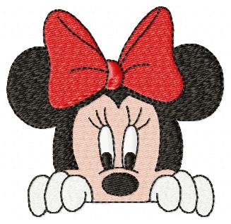Minnie Mouse Girl Free Embroidery Design