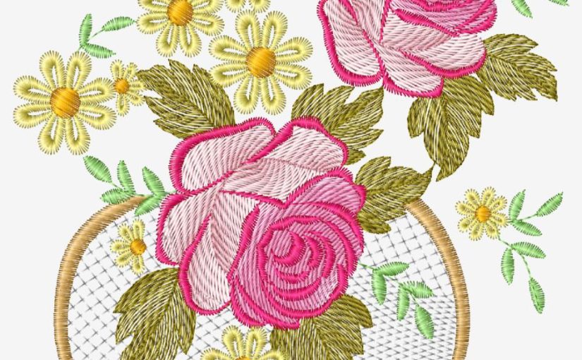 Amazing Colorful Flowers Embroidery Free Digital File - embwin - win ...