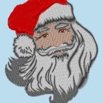 Papa Noel Christmas Free Embroidery Design