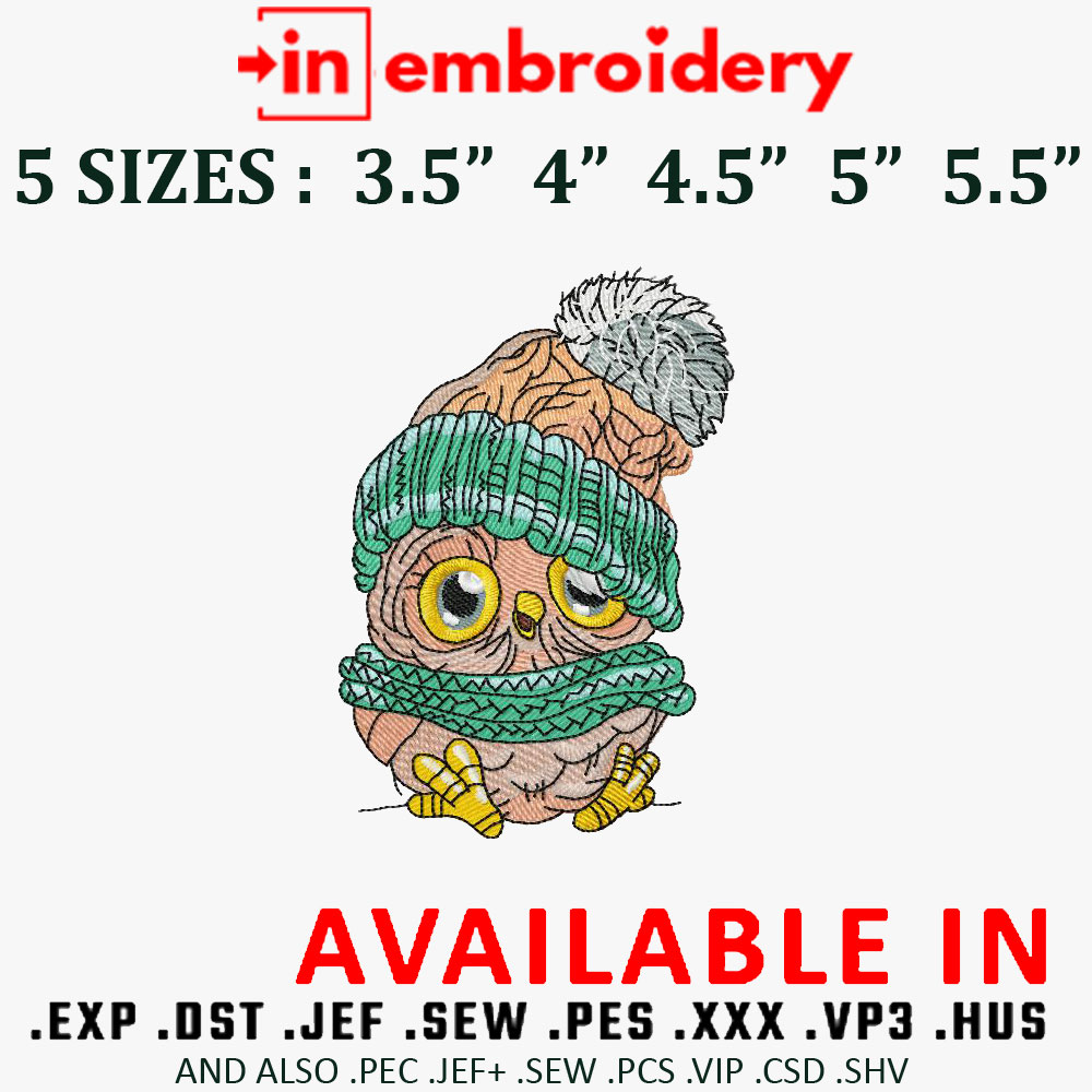 Owl Dress Free Embroidery Design