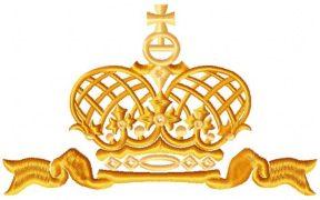 Golden Crown Free Embroidery Design