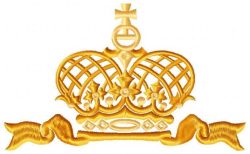 Golden Crown Free Embroidery Design