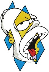 Homer Art Free Embroidery Design