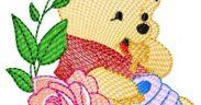 Honey Bear Free Embroidery Design