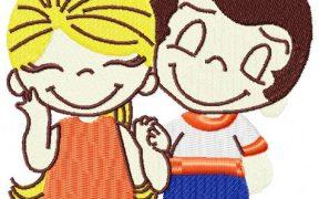 Kids True Love Begin Free Embroidery Design