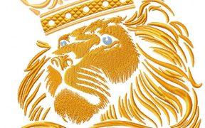 Lion The King Free Embroidery Design