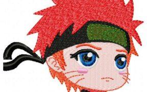 Naruto Head Free Embroidery Design