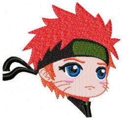 Naruto Head Free Embroidery Design