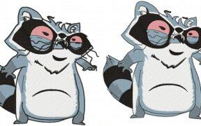 Angry Animal Squirtle Free Embroidery Design