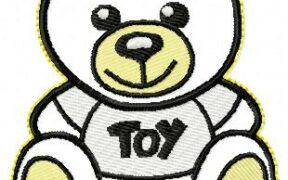 Mishka Bear Free Embroidery Design
